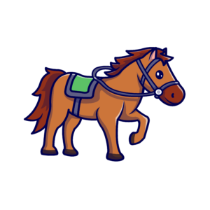 Illustration d'un cheval